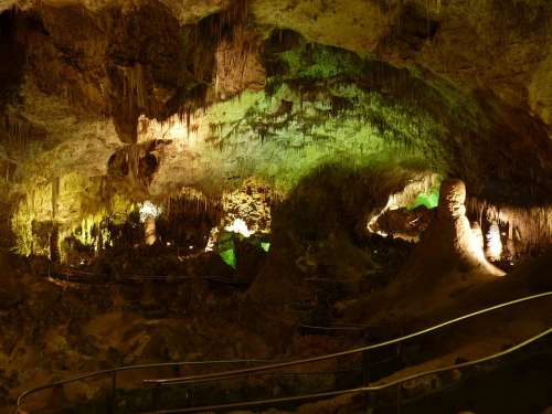 Carlsbad Carlsbad Caverns Stalactite Cave