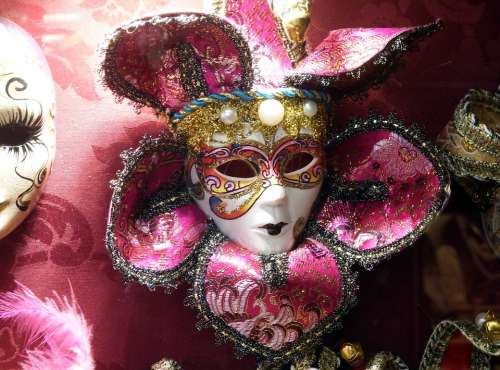 Carnival Mask Colorful Color Brazilian Decorative