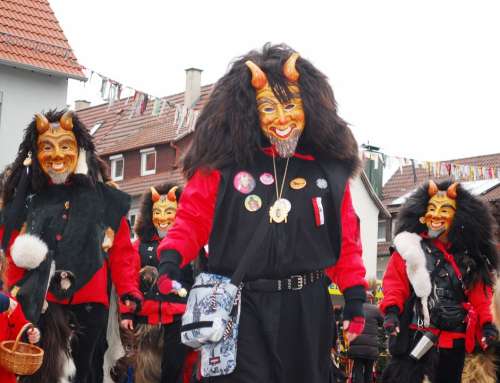 Carnival Shrovetide Germany Mask Devil Happy