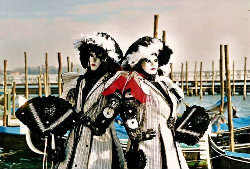 Carnival Mask Figure Ritual Venice Italy