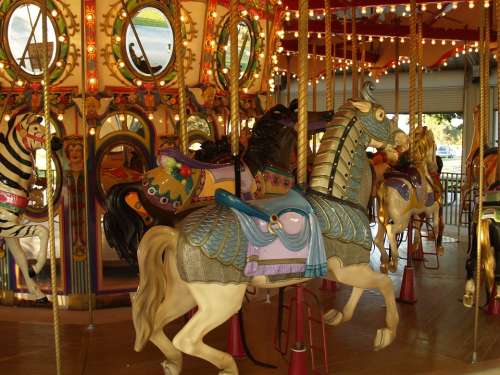 Carousel Merry-Go-Round Roundabout Amusement Park