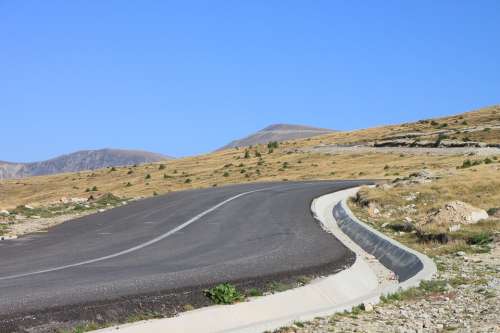 Carpathian Mountains Parang Ranca Roads Romania