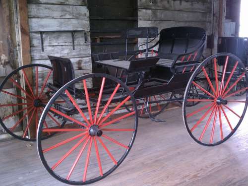 Carriage Waggon Transportation Vintage Old