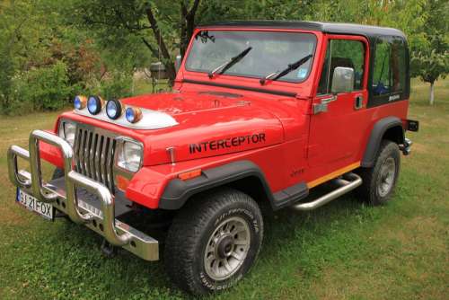 Cars Jeep Off Road Red Vehicle Wrangler Car Parts