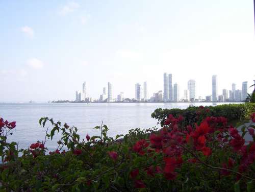 Cartagena Colombia Beach Caribbean Ocean Sea