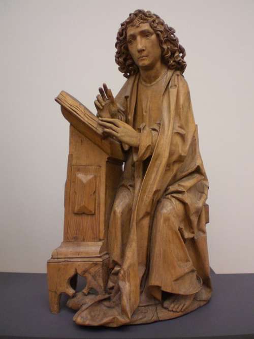 Carving Statue Man Art Wood Wood Model