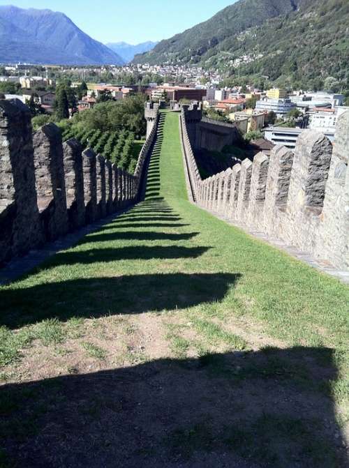 Castelgrande Bellinzona Switzerland Castle Fortress