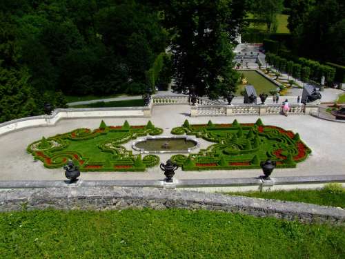 Castle Linderhof Palace Garden Architecture