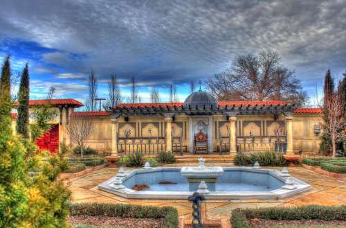 Castle Botanical Garden Missouri St Louis Usa