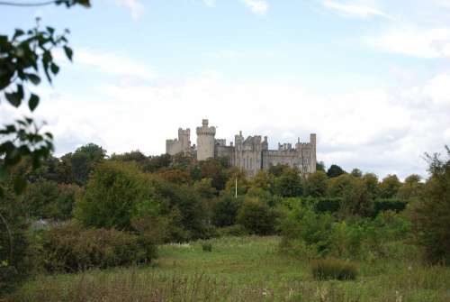 Castle Tower Historical Arundal Landmark Scenic