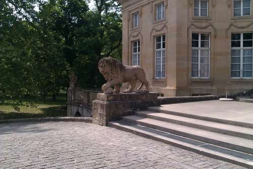 Castle Nature Lion Romantic Ludwigsburg Germany