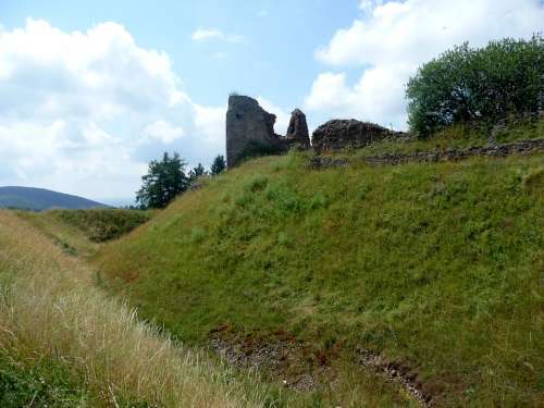 Castle Ruins Castle Flexible Sights Landscape