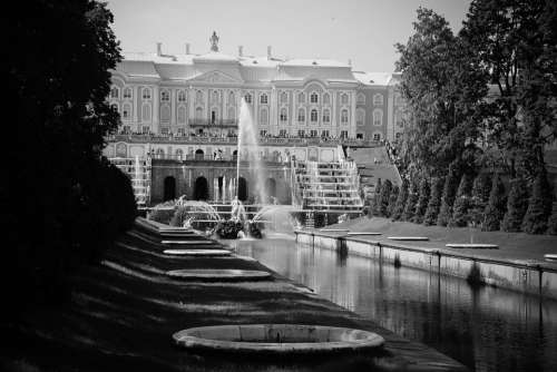 Castle Petersburg Fountain Landmark