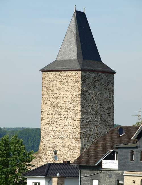 Castle Tower City Blankenberg Castle Tower