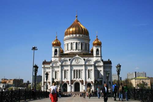 Cathedral Russian Orthodox Religion Architecture