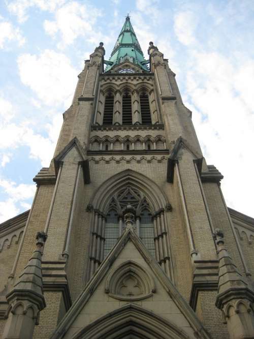 Cathedral Spire Anglican Architecture Tower