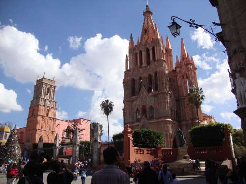 Cathedral San Miguel De Allende Architecture Temple