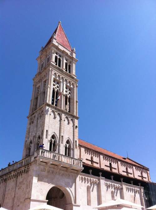 Cathedral Trogir Croatia Europe Architecture