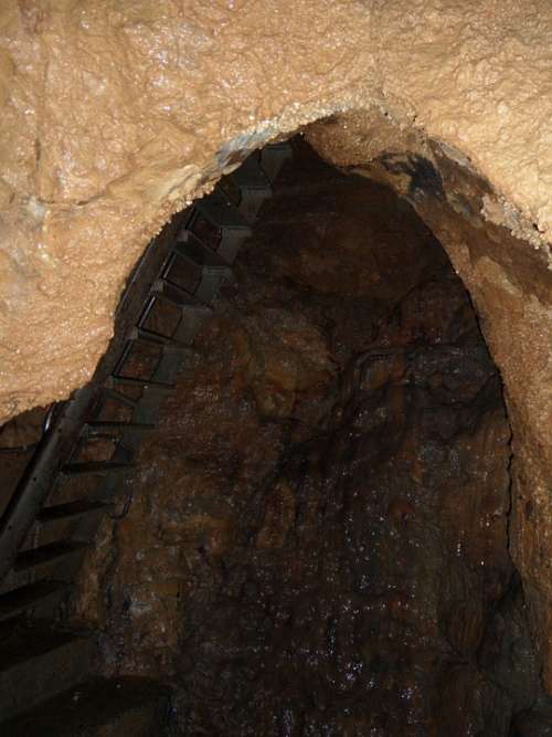 Cave Vertical Cave Of Laichingen Stairs Rise