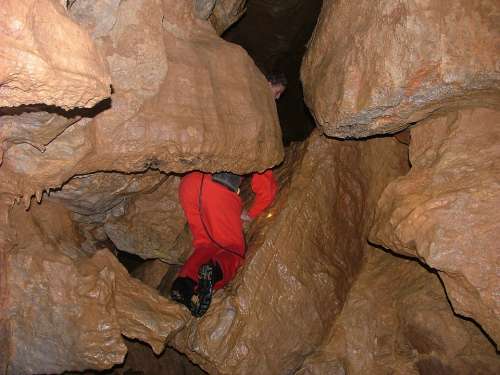 Cave Stalactite Nature Stones Caver Hiding
