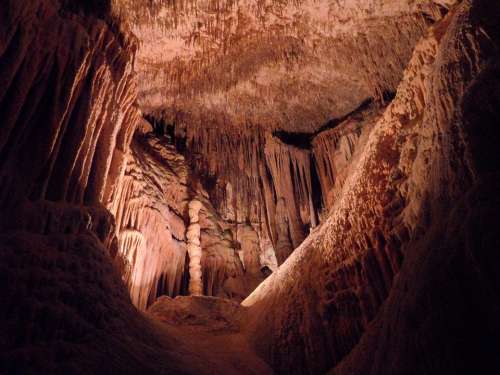 Cave Dragon'S Lair Mallorca Stalagmites Speleothems