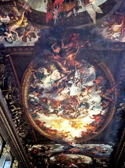 Ceiling Painting Greenwich London England