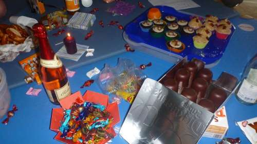 Celebration Party Eat Candy Alcohol Festival