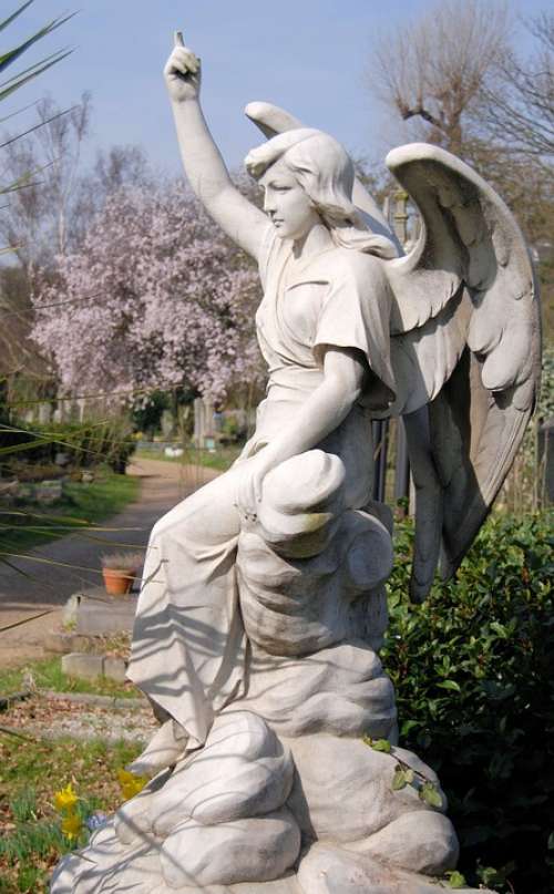 Cemetery Tombstone Grave Sculpture Monument Female