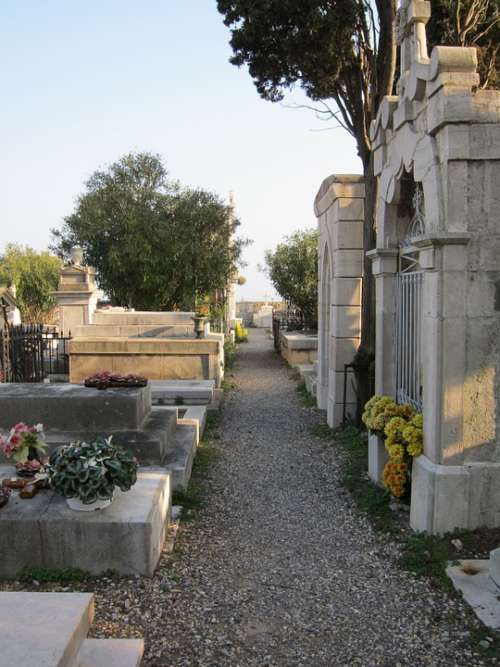 Cemetery Sète Mediterranean