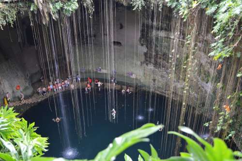 Cenote Mexico Well Water