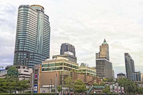 Central World Plaza Bangkok Thailand City Buildings