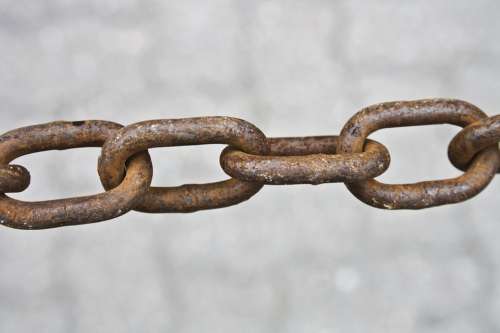 Chain Chain Links Chains Metal Chain Link Rusty