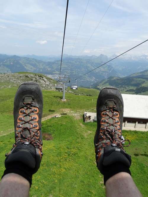 Chairlift Mountain View Hiking Shoes