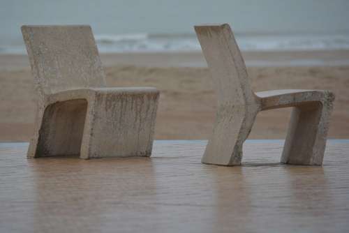 Chairs Sea Rest Duo Beach Oostende