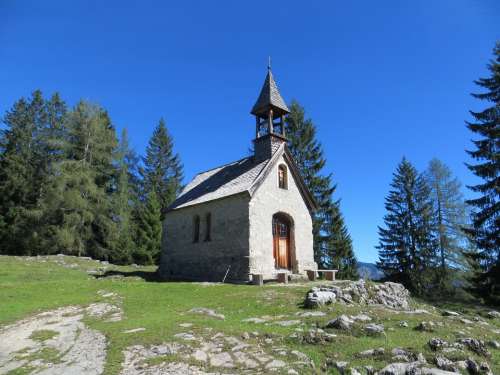 Chapel Building Church Mountains