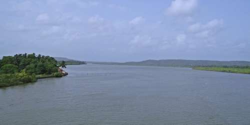 Chapora River Goa India