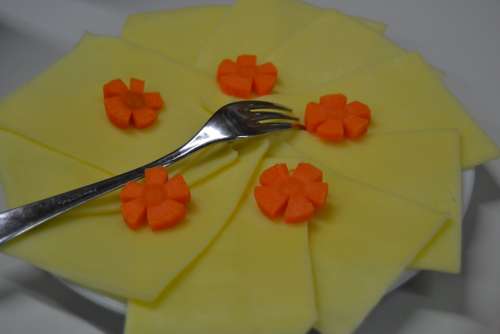 Cheese Käseplatte Cheese Plate Breakfast Fork