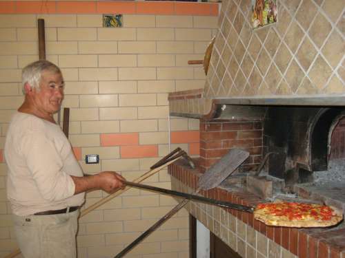 Chef Pizza Italian Man Cuisine Italy Pizzeria