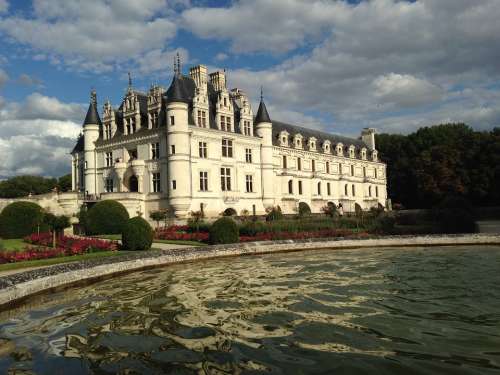 Chenonceau Castle Garden France