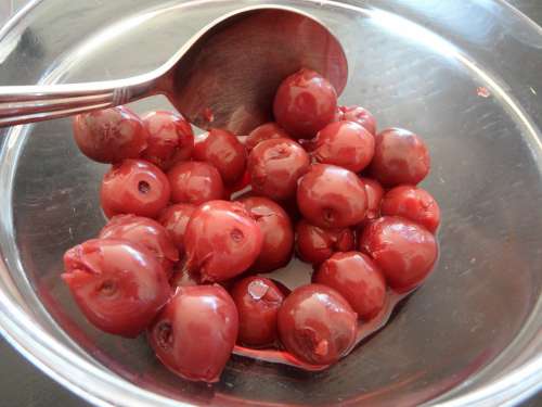 Cherries Stoned Fruit Morello Bowl Supplement
