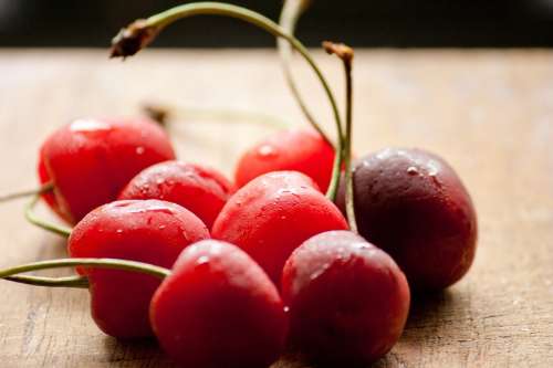 Cherries Fruits Red Food Fresh Cherry Healthy