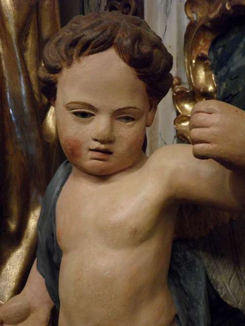 Cherub Child Angel Face Angel Figure Figure
