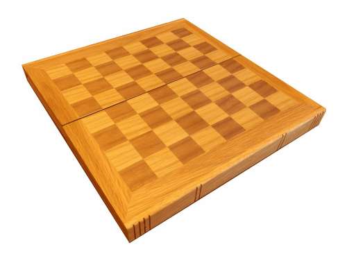Chess Board Wood Wooden Game Isolated Piece