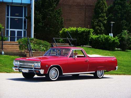 Chevrolet Chevy El Camino Car Antique Vintage Old