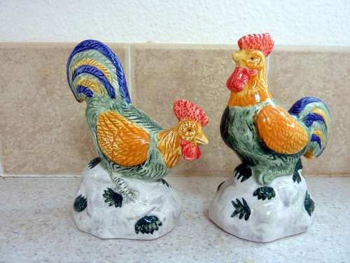 Chicken Ceramic Kitchen Ceramics Decorated Art