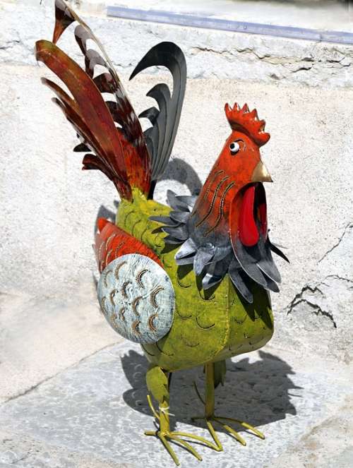 Chicken Figures Deco Garden Figure Sheet Bird