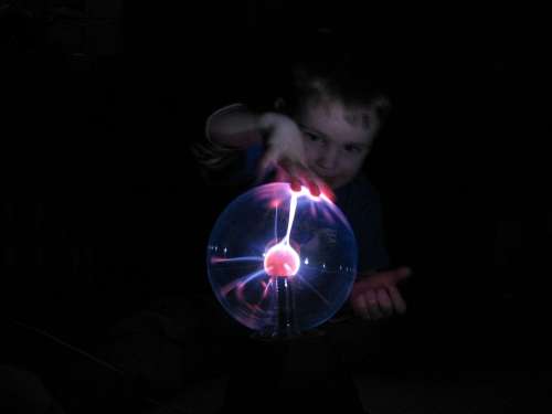 Child Curious Plasma Ball Little Explorers Learn