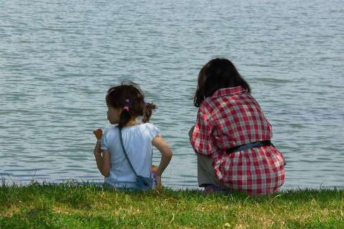 Child Cute Girl People Sisters Relaxation