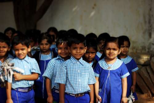 Children Karnataka India Innocent Cute Kids