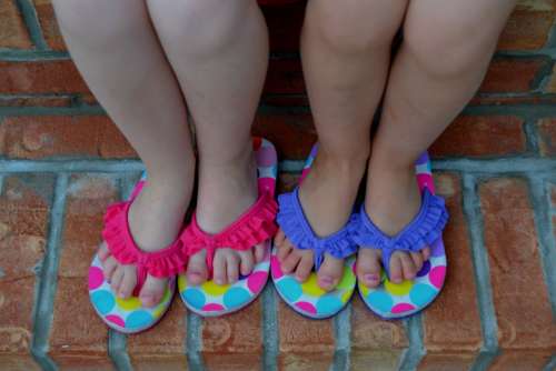 Children Children Feet Girls Girls Feet Shoes